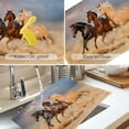 thumbnail image 4 of Running Horse Placemats Set of 6,Washable Heat Resistant 12×18 Inch Linen Table Mats Desert Place Mats for Party Outdoor Dining Décor, 4 of 6