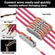 thumbnail image 2 of Conectores eléctricos, 30 piezas de conectores de cable con tuerca de palanca, bloques de terminales para empalmes rápidos en conectores de cable conductor compacto de 2/3/4/5/6 vías, 2 of 5