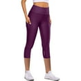 thumbnail image 2 of Yoga Pants Women, Active Sports Summer Workout Solid, 2 of 4