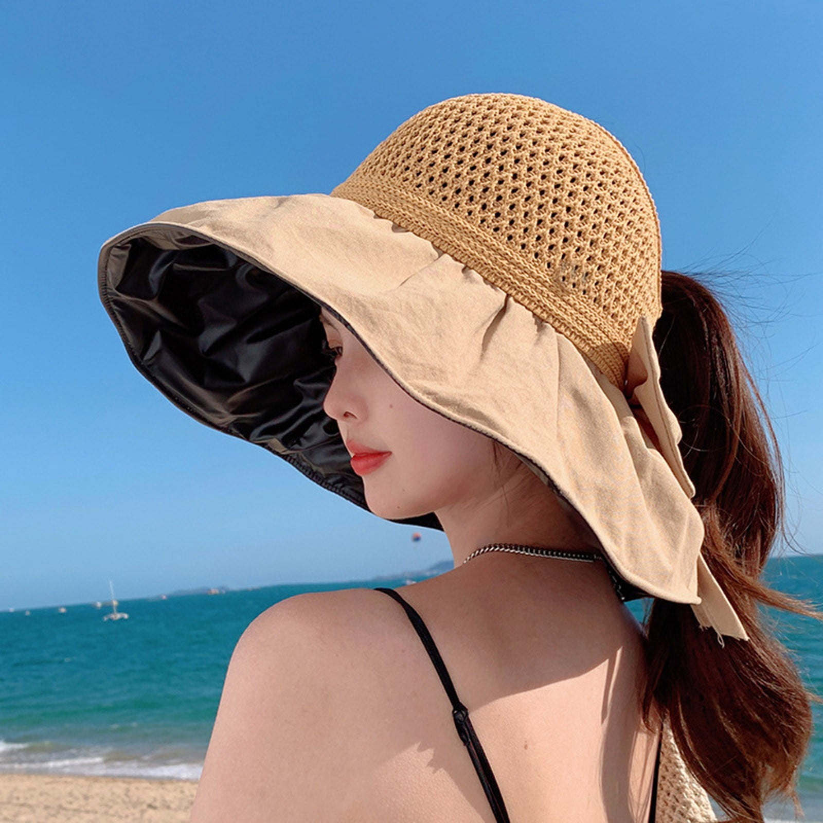 lystmrge Womens Bucket Hat Olive Bucket Hat for Women Extra Large Bucket Hats Women Sun Hat Wide