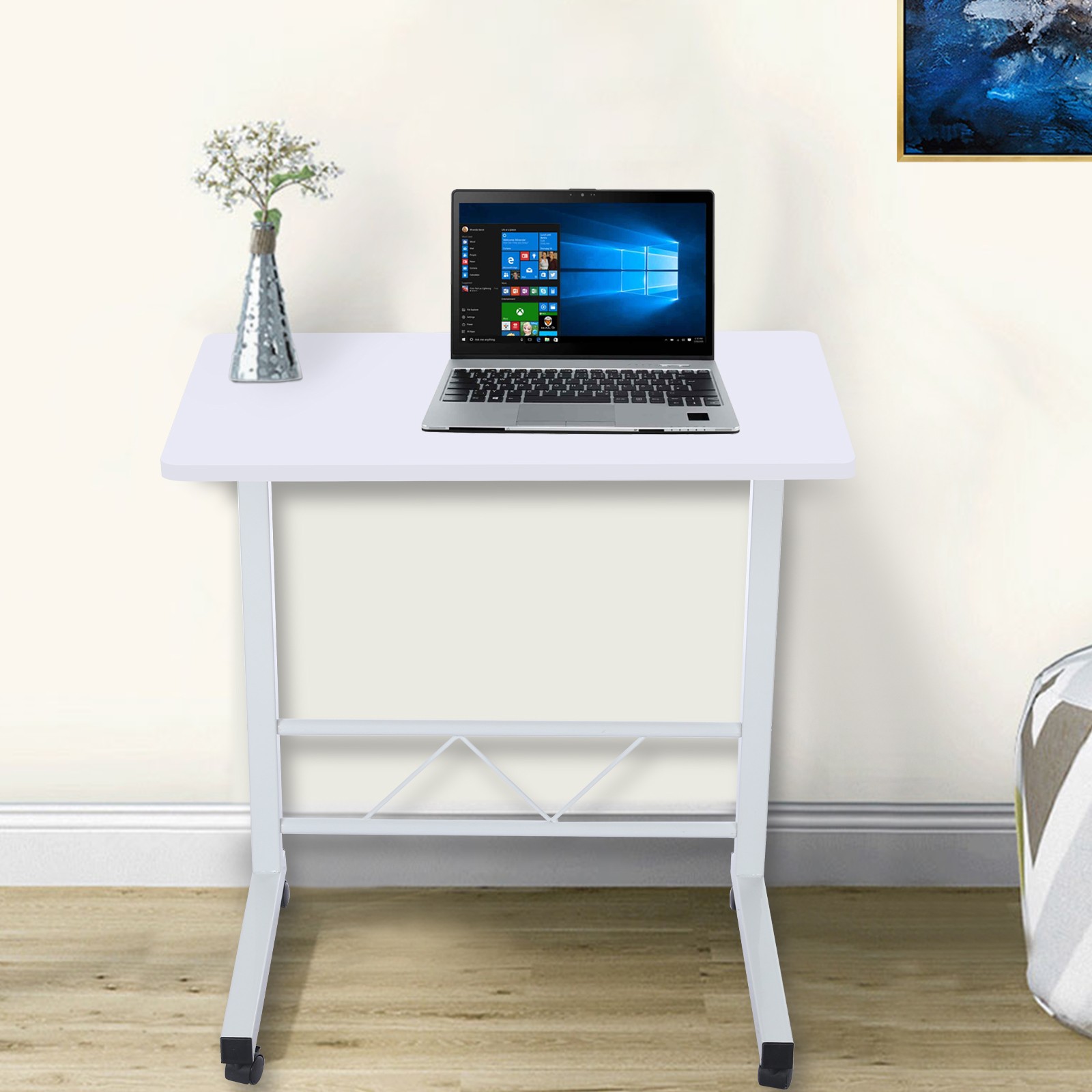 Buy Exywaves Home Office Desk Can Be Lifted and Lowered Mobile Computer