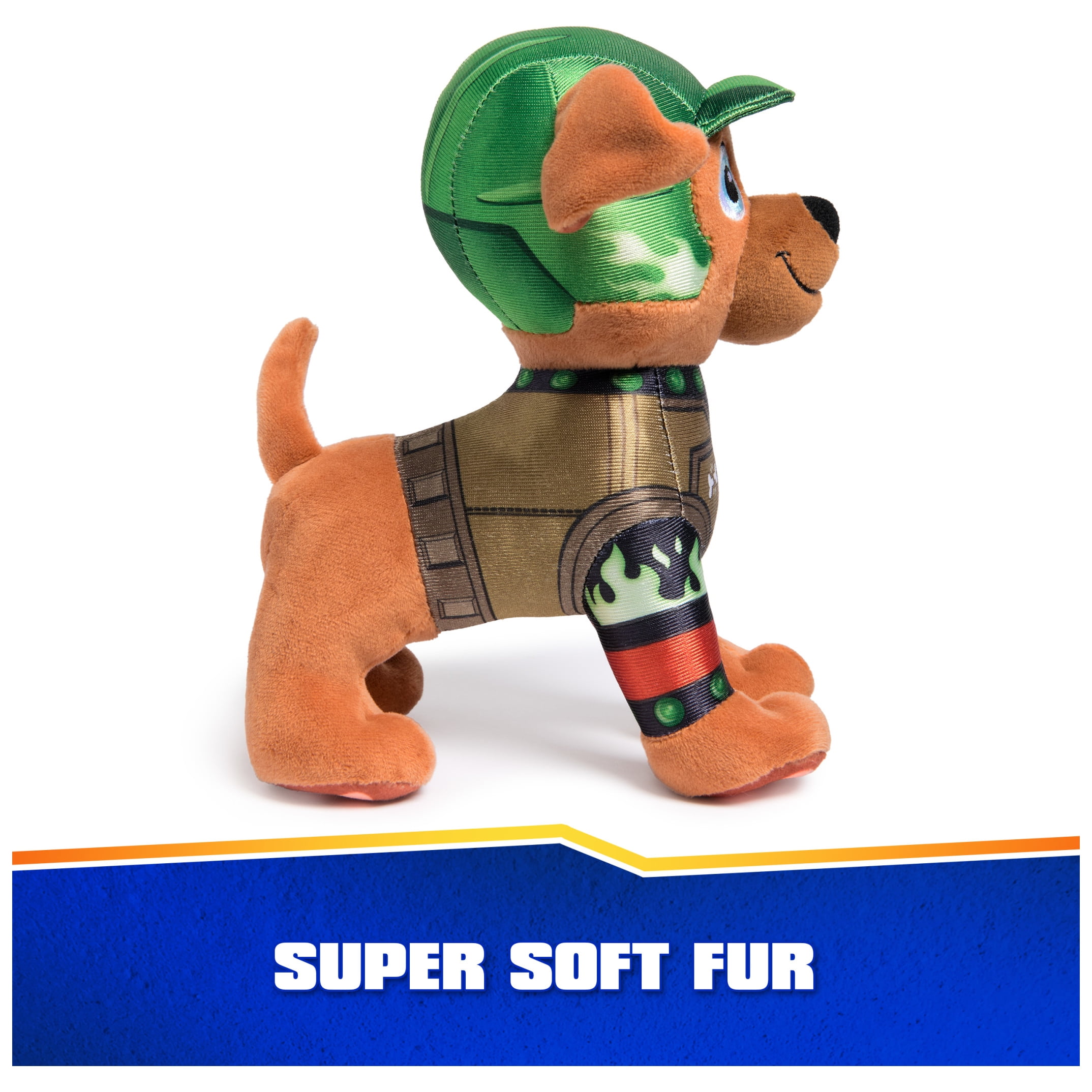 PAW Patrol Rescue Wheels, Boomer 8-Inch Plush Toy for Kids Ages 3+