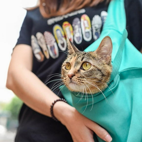 Pet Dog Cat Carrier Sling Hands Free Puppy Outdoor Travel Bag Portable Pet Shoulder Bag Nail Clipping Cleaning Grooming Bag, Washable And Foldable,Fit Below 18 Lb Cats Dogs