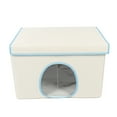 thumbnail image 1 of Cueva Plegable Aislada Para Mascotas, Para Gatos, Perros Pequeños, Mantiene La Temperatura, Diseño Conveniente, Adecuada Para El Hogar Y El Exterior, 1 of 7