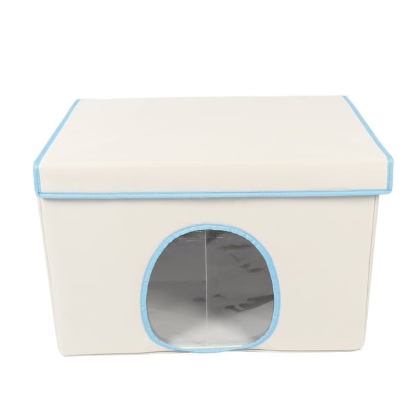 Casa De Plástico Para Gatos Para Interiores Y Exteriores, Refugio Aislado Para Gatos Al Aire Libre, Cueva Plegable Para Mascotas, Refugio De Invierno Para Gatos Al Aire Libre,