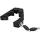 thumbnail image 2 of KAIYANG Cerradura de manija de motocicleta, cerradura antirrobo, cerradura universal de aleación de aluminio CNC para vehículo (negro), 2 of 5