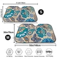 thumbnail image 3 of Daiia Vintage Floral Butterflies Windshield Sun Shade for Car SUV Truck (Small ), Car Sun Shade Windshield, Car Shades for Front Windows, Sunshade for Car Windshield, 3 of 7