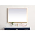 thumbnail image 3 of MRE63040BR-Elegant Decor-Pier - 36.7W LED Mirror with Adjustable Color Temperature In Modern Style-40 Inches Tall and 30 Inches Wide-Brass Finish, 3 of 13