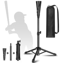 CureCalor Baseball Batting Tee for Kids, Adjustable Height 20-29 inch, Softball training With Handbag