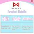 thumbnail image 5 of NevEND Womens Diabetic Cotton Crew Socks Colored 6 Pairs 9-11, 5 of 8