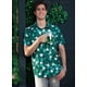thumbnail image 2 of Camisa Arvilhill para hombre con estampado de trébol del Día de San Patricio, verde oscuro, 2 of 8