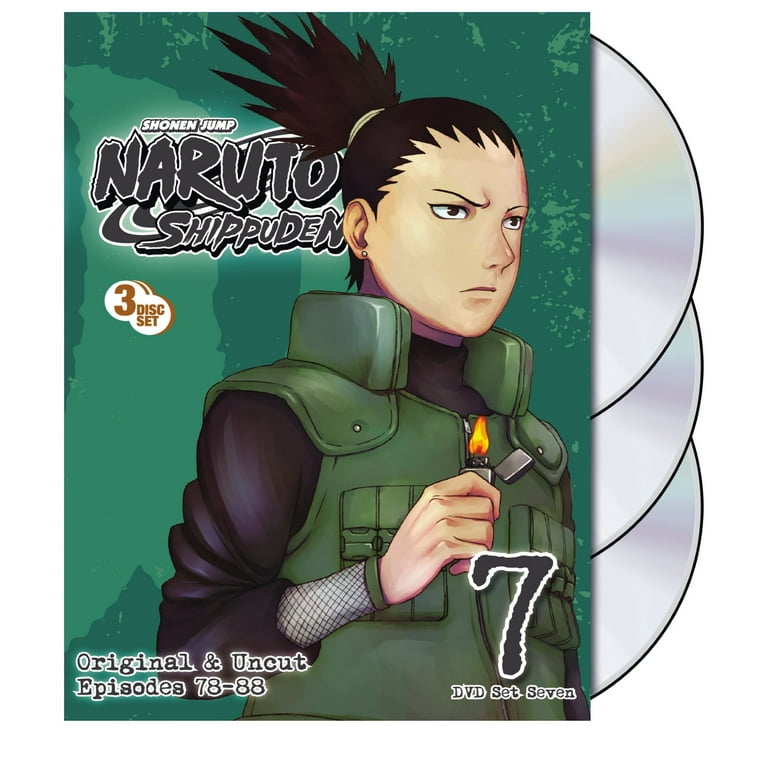 Naruto Shippuden Uncut Set 7 (DVD) - Walmart.com