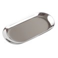 thumbnail image 4 of OULII Stainless Steel Serving Platter Jewelry Storage Serving Tray Silver 1Pack, 4 of 8