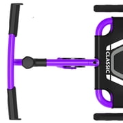 EzyRoller: Classic X - Purple - Ride-On Scooter, Cambering Motion, Pedal Free Cart, Hand Brakes, Extendable Frame, 154lb Capacity, Kids Ages 4+