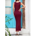 thumbnail image 3 of PRETTYGARDEN Women's Summer Casual Maxi Dresses Ribbed Knit Sleeveless Bodycon Elegant Going Out Beach Vacation Clothes, 3 of 8
