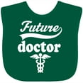 thumbnail image 3 of Inktastic Future Doctor Medical Career Boys or Girls Baby Bib, 3 of 4