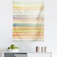 thumbnail image 1 of Pastel Tapestry, Horizontal Watercolors Stripes Acrylic Elements Liquid Brushstrokes Print, Fabric Wall Hanging Decor for Bedroom Living Room Dorm, 5 Sizes, Multicolor, by Ambesonne, 1 of 1