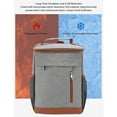 thumbnail image 4 of Cooler Backpack, Soft Backpack Coolers Insulated Leak Proof, Cooler Lunch Backpack Ice Chest Backpack Cooler Bag for Beach Travel Camping Picnic Hiking Women Men, 4 of 7