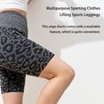 thumbnail image 4 of Pantalones cortos de Yoga, pantalones deportivos, ropa de gimnasio lavable transpirable multiusos para el hogar, interior y exterior, ajustados Prendas para la parte inferior del cuerpo Marrón L Jumpingount AP019314-12, 4 of 6