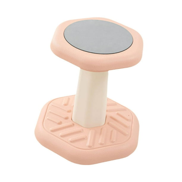 Taburete oscilante para niños para asientos en el aula,Silla oscilante preescolar,Edad 3-7 años,Asientos flexibles para aulas para escritorios de oficina preescolares rosa
