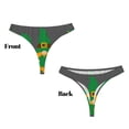 thumbnail image 3 of Fotbe Spring St Patrick’S Day Irish Gnomes Tanga Sin Costuras para Mujer con Estampado – Panties Invisibles, Transpirables y Cómodos para Uso Diario-3X-Large, 3 of 6