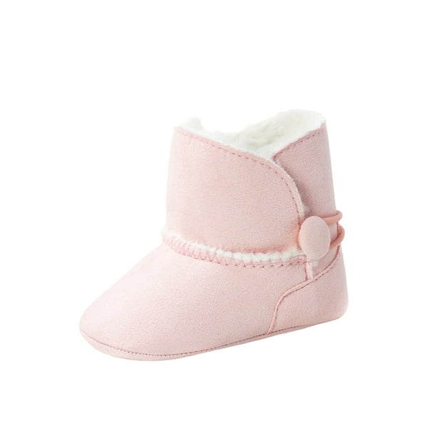 Gupgi nouveau-né bébé fille neige bottes doux berceau chaussures hiver  chaud polaire bottes 