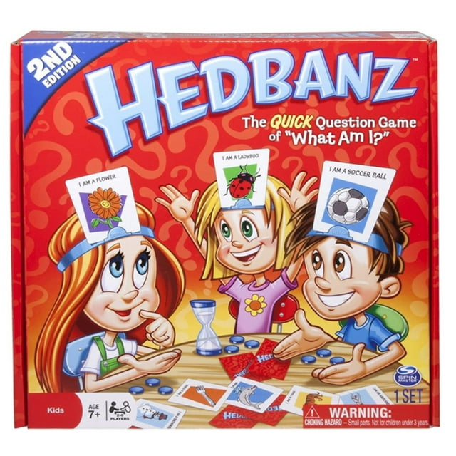 Juego de cartas Headbanz What I Am Family con barajas de tarot