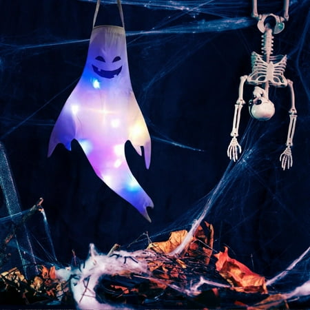 

Lolynie Masks Clothes Attire Venue Setup Props Halloween Ghost Flags Hangings Complete Set For A Thrilling Celebration