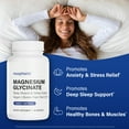 thumbnail image 5 of Noophoric 2500mg Chelated Magnesium Glycinate - Sleep Aid, Anxiety & Stress Relief Supplement, 180 Capsules (2 Pack), 5 of 8
