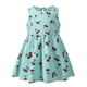 thumbnail image 1 of Odeerbi Niñas Verano Algodón Vestido Tanque Floral Vestido Sol Sin Mangas A-Vestido Sin Mangas de Princesa, 1 of 3