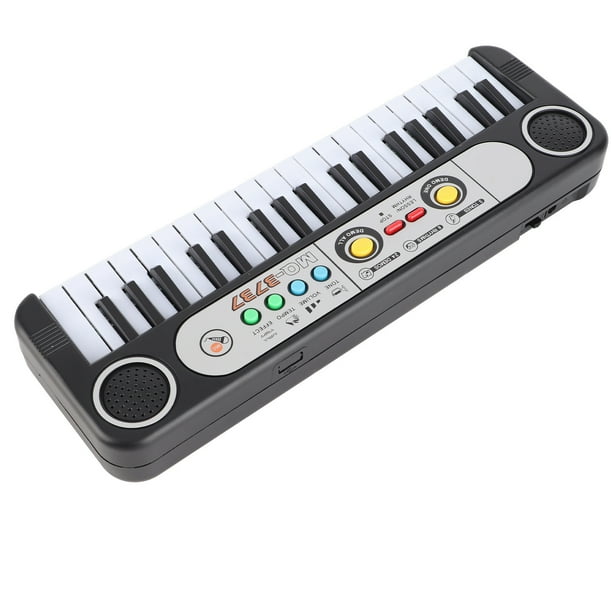 Piano Eléctrico Infantil De 37 Teclas Con Micrófono – Juguete Musical Con Ritmos, Demos Y Volumen Ajustable – Ideal Para Interiores Y Exteriores
