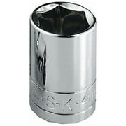 Sk Professional Tools Socket, Steel, Chrome, 5/8 in 40920