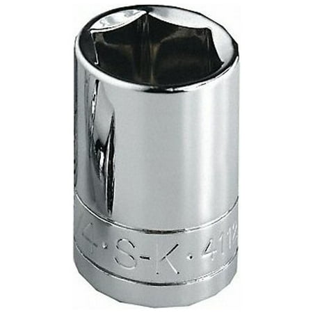 Sk Professional Tools Socket, Steel, Chrome, 5/8 in 40920