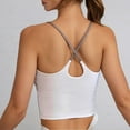 thumbnail image 4 of Xijirk Bras for Women,Seamless Soft High Yoga Bra with Fixed Cups Non Padded Workout Tank Top Fitness Sports Vest Bra for Active Use,Sports Bras for Women,Light Yellow,S, 4 of 8