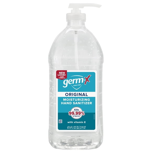 Desinfectante de manos Germ-X Original, 2 litros, 62% de alcohol con vitamina E