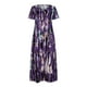 thumbnail image 4 of Vestidos Para Mujer Vestido Largo de Talla Grande Tie-Dye Print Swing Vestido Floral Informal Vestido de Manga Corta Odeerbi  ODB166219, 4 of 8