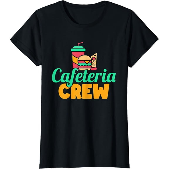 Groovy Valentine Lunch Lady Cafeteria Crew T-Shirt