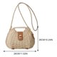 thumbnail image 2 of Bolso de paja para playa de verano para mujer, bolso tejido de paja de mimbre de gran capacidad, bolsos de hombro hechos a mano, ligero para vacaciones en la playa, 2 of 9