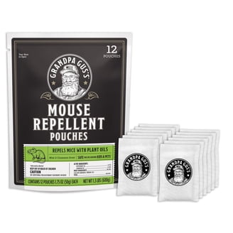6-Pack Natural Peppermint Pest Control Pouches - Repel Mice, Rodents, Spiders, Insects