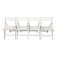 thumbnail image 6 of Foldable Patio Dining Set, 4 Folding Chairs, Indoor and outdoor universal, White, 6 of 12