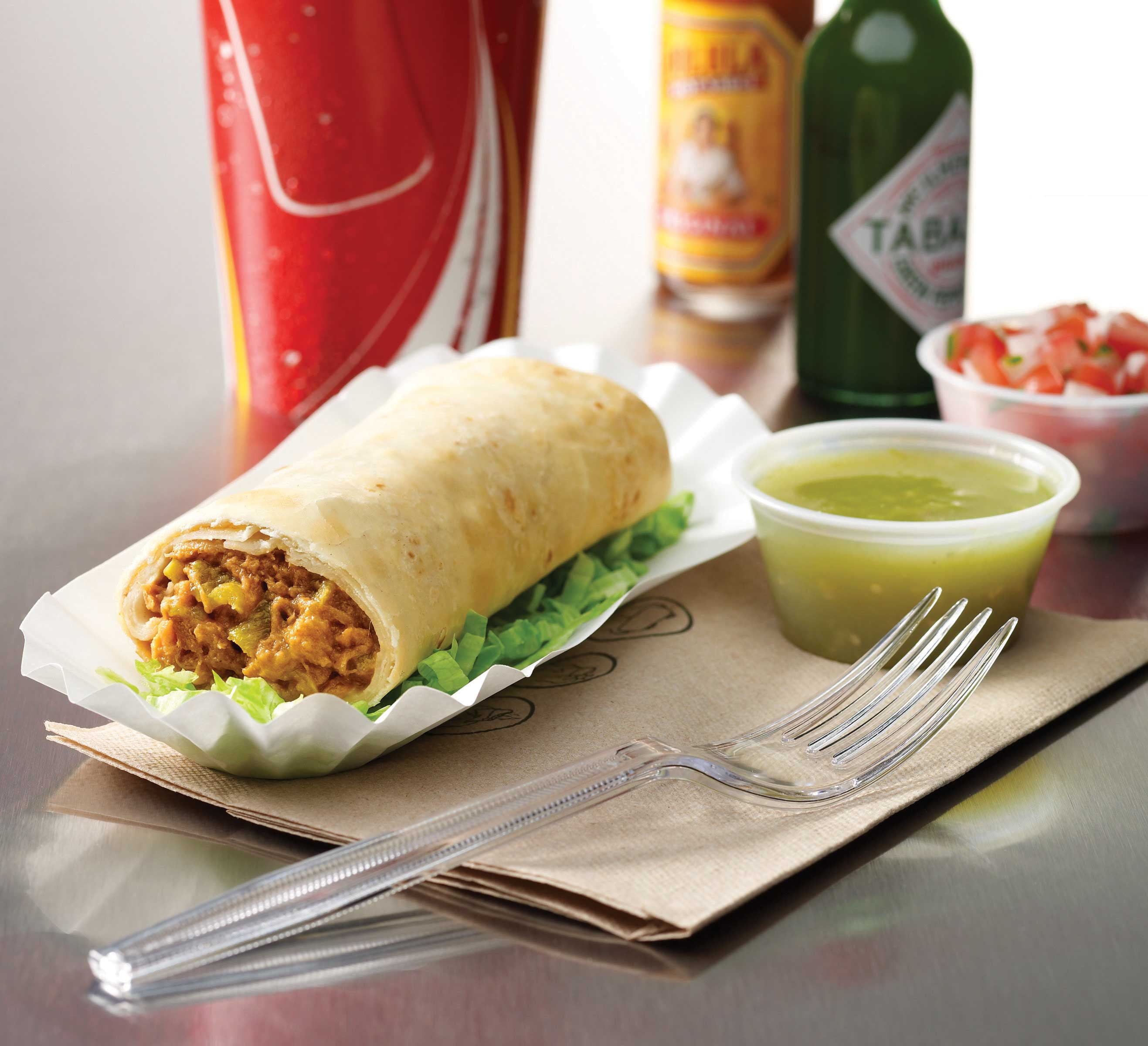 Windsor Butcher Boy Beef, Beans and Red Chili Burrito, 4 Ounce - 72 per case.