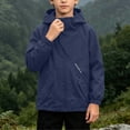 thumbnail image 2 of Teyfeniy Rain Coats for Toddlers Kids Boys and Girls WaterProof Rain Jackets Casual Loose Windbreak Long Sleeve Thin Outwear with Pockets Unisex, 2 of 10