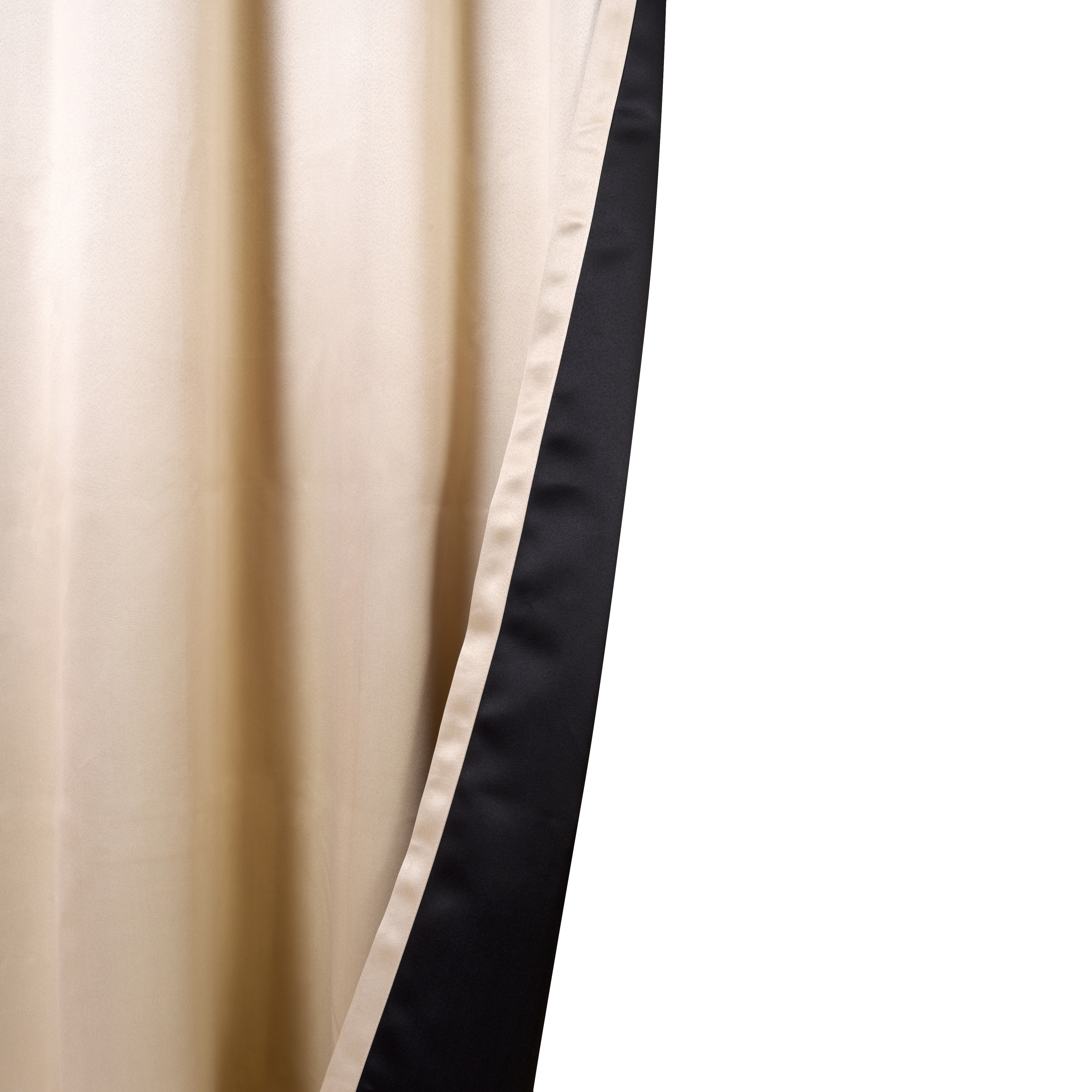 Triangle Weavers Windows Blackout Curtains 100% Polyester, Set of 2, Beige color, 52"W x 84"L