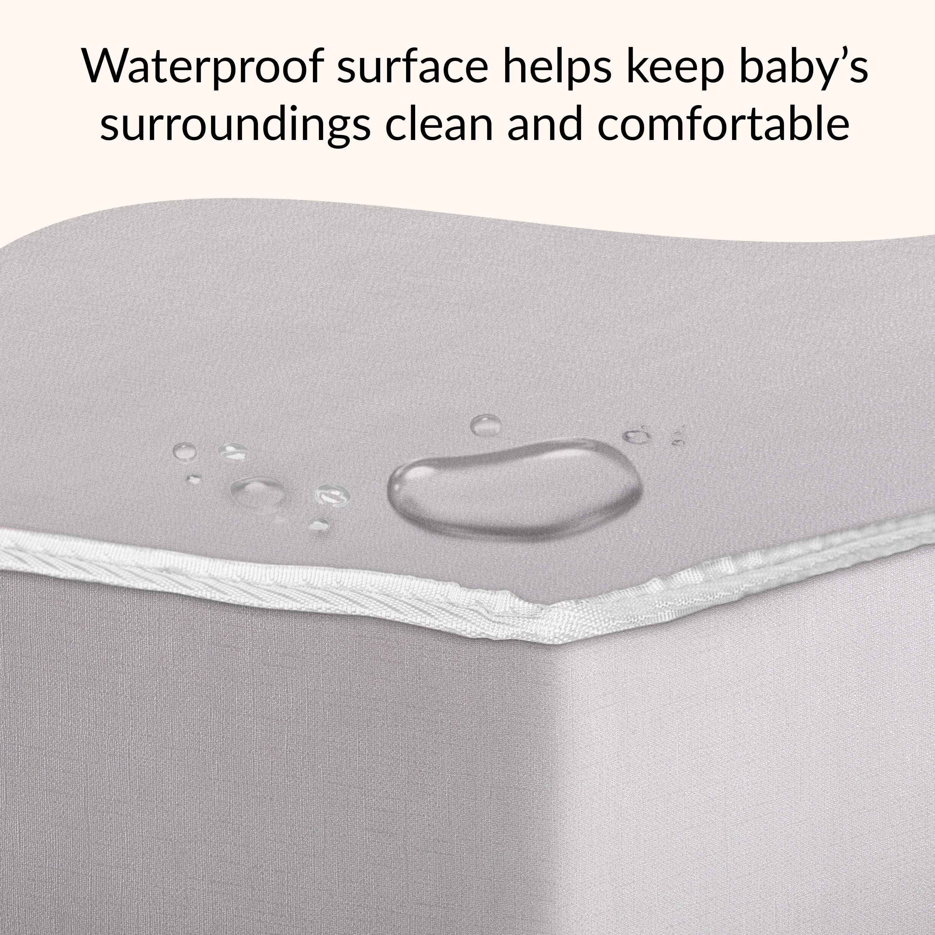 Dream On Me Superior Slumber 6” 112-Coil Inner Spring Crib & Toddler Mattress | Waterproof Vinyl Cover | Greenguard Gold Certified | 10-Year Manufacturer Warranty | Grey