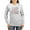 Ash Gray, variant on CafePress - The Name Of Jesus Women's Long Sleeve T Shirt - Women's Long Sleeve Graphic Casual T-Shirt