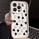 thumbnail image 3 of Funda de teléfono para iPhone 16 15 13 14 Pro Max 11 12 13 Mini 7 8 Plus XR X XS Max SE2022 Funda mate suave a prueba de golpes con estampado de corazón, 3 of 5