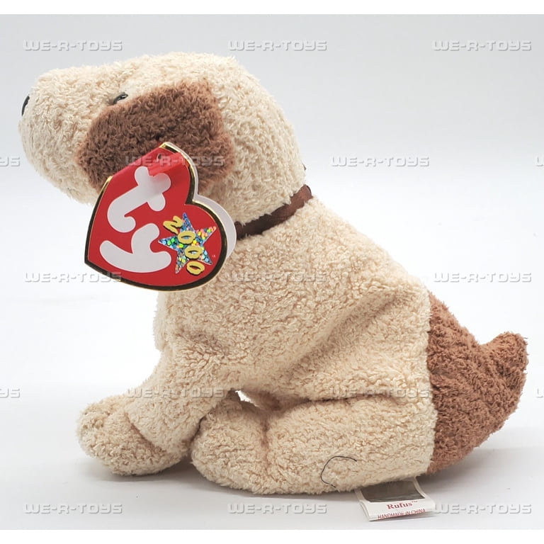 Ty, Beanie Baby, RUFUS Jack Russell Terrier Dog 5.5 inch plush