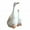White L, variant on ievspot 1 Pcs Duck Sculpture Decor Resin Duck Garden Sculpture for Pond Crafts Landscape Home Ornament Garden Lawn Decoration (White)