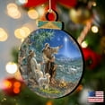 thumbnail image 5 of G. Debrekht 8021121-1557-S2 Shepherds afield Wooden Ornaments Set of 2 by Gelsinger - Nativity Holiday Decor, 5 of 5
