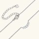thumbnail image 4 of Necklaces Smile Moissanite Necklace in 925 Sterling Silver, Clavicle Chain Xmas, 4 of 4